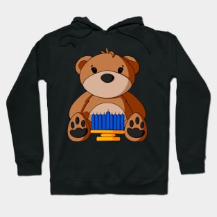 Hannakuh Teddy Bear Hoodie